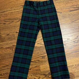 Janie and Jack size 7 black watch tartan plaid pants
